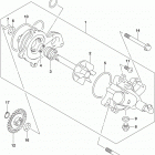 LT,A750X,XC Водяной насос