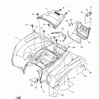 GRIZZLY EPS HUNTER (YFM70GPHJH) Задний бампер