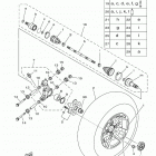 KODIAK 700 EPS 4WD (YFM70KPALG) Переднее колесо