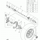 KODIAK 700 EPS 4WD (YFM70KPALG) Переднее колесо