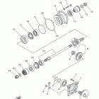 GRIZZLY EPS (YFM70GPALG/YFM70GPALW) Промежуточный ведущий вал
