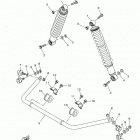 KODIAK 700 EPS 4WD (YFM70KPALG) Задняя подвеска