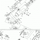 GRIZZLY EPS (YFM70GPALG/YFM70GPALW) Выхлопная система