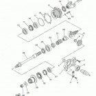 KODIAK 450 EPS 4WD HUNTER  (YFM45KPHJF) Промежуточный ведущий вал