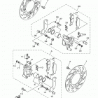 GRIZZLY EPS (YFM70GPALG/YFM70GPALW) Передний суппорт