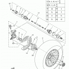 GRIZZLY EPS 4WD SPEC (YFM70GPLKL) Переднее колесо