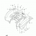 KODIAK 700 EPS 4WD (YFM70KPALG) Задний бампер