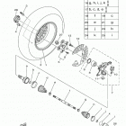 GRIZZLY EPS HUNTER (YFM70GPHJH) Переднее колесо 2