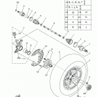 KODIAK 700 EPS HUNTER  (YFM70KPHJH) Переднее колесо
