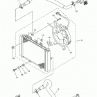 GRIZZLY EPS  (YFM70GPAJL/YFM70GPAJW) Радиатор и Патрубки