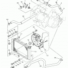 KODIAK 450 EPS HUNTE (YFM45KPHLF) Радиатор и Патрубки