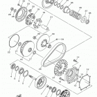 GRIZZLY EPS  (YFM70GPAJL/YFM70GPAJW) Сцепление