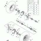 KODIAK 450 EPS 4WD HUNTER  (YFM45KPHJF) Переднее колесо