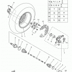 KODIAK 700 EPS HUNTER  (YFM70KPHJH) Переднее колесо 2