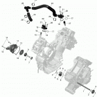 4- Commander MAX 1000R EFI 01- engine cooling - 1000r