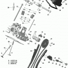 002 - Maverick Sport MAX 1000R - DPS - T1B Series Головка цилиндров задняя часть