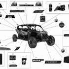 007 - Maverick MAX Turbo R - North America 09- decals maverick max - turbo r - package xrs - ...