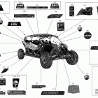006 - Maverick MAX Turbo R - International 09- decals maverick max -  turbo r - package xrs -...