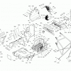 Commander 1000R EFI 09- cab interior commander non max - side panels a...