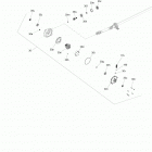 Maverick X3 Turbo - STD 07- drive system, front - all package - differenti...