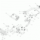 Commander MAX 800R EFI 01- exhaust system commander - all models