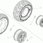 Commander MAX 800R EFI 07- wheels and tires commander - package dps