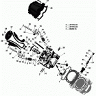 Defender HD10 01- cylinder head, front - hd10
