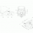 2- Commander 1000R EFI 09- decals commander non max 1000r - package dps