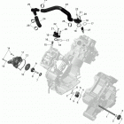 Commander MAX 1000R EFI 01- engine cooling - 1000r