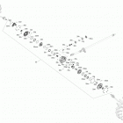 Defender HD10 - XMR 07- drive, front - differential parts