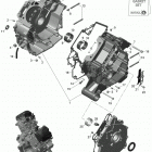 Commander MAX 1000R EFI 01- crankcase - 1000r