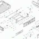 Defender HD5 09- rear cargo box defender - all models except pa...