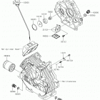 MULE SX (KAF400HKF) Масляный насос  /  масляный фильтр