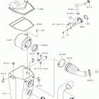 MULE SX (KAF400HKF) Air cleaner(hhf-hjf)(us)
