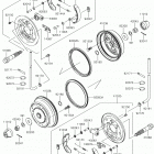 MULE 4000 TRANS (KAF620WKF) Front hubs  /  brakes