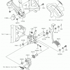 MULE PRO-FX (KAF820EJF) Brake pedal  /  throttle lever