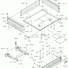 MULE SX (KAF400TKF) Багажник-кузов