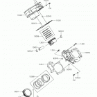 TERYX (KRF800GKFA) Цилиндр(ы) /  поршень