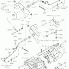 MULE SX (KAF400PKF) Передние тормозные трубопроводы