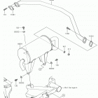 MULE SX (KAF400MKF) Глушитель