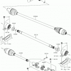 MULE PRO-FX (KAF820FKF) Кардан