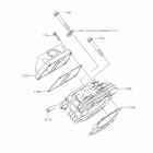 MULE SX (KAF400PKF) Головка цилиндров