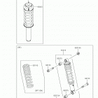 MULE SX (KAF400MKF) Амортизатор