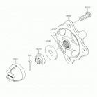 TERYX4 (KRT800FJF) Front hubs  /  brakes