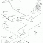 MULE SX (KAF400PKF) Задние тормозные трубопроводы