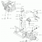MULE PRO-DX (KAF1000EJF) Крепление двигателя
