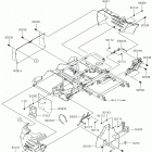 MULE SX (KAF400HKF) Детали рамы (зад.)