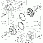 MULE 4000 (KAF620PKF) Front hubs  /  brakes
