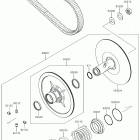 TERYX4 (KRT800FJF) Driven converter  /  drive belt