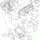 MULE SX (KAF400HKF) Детали рамы (фронт)